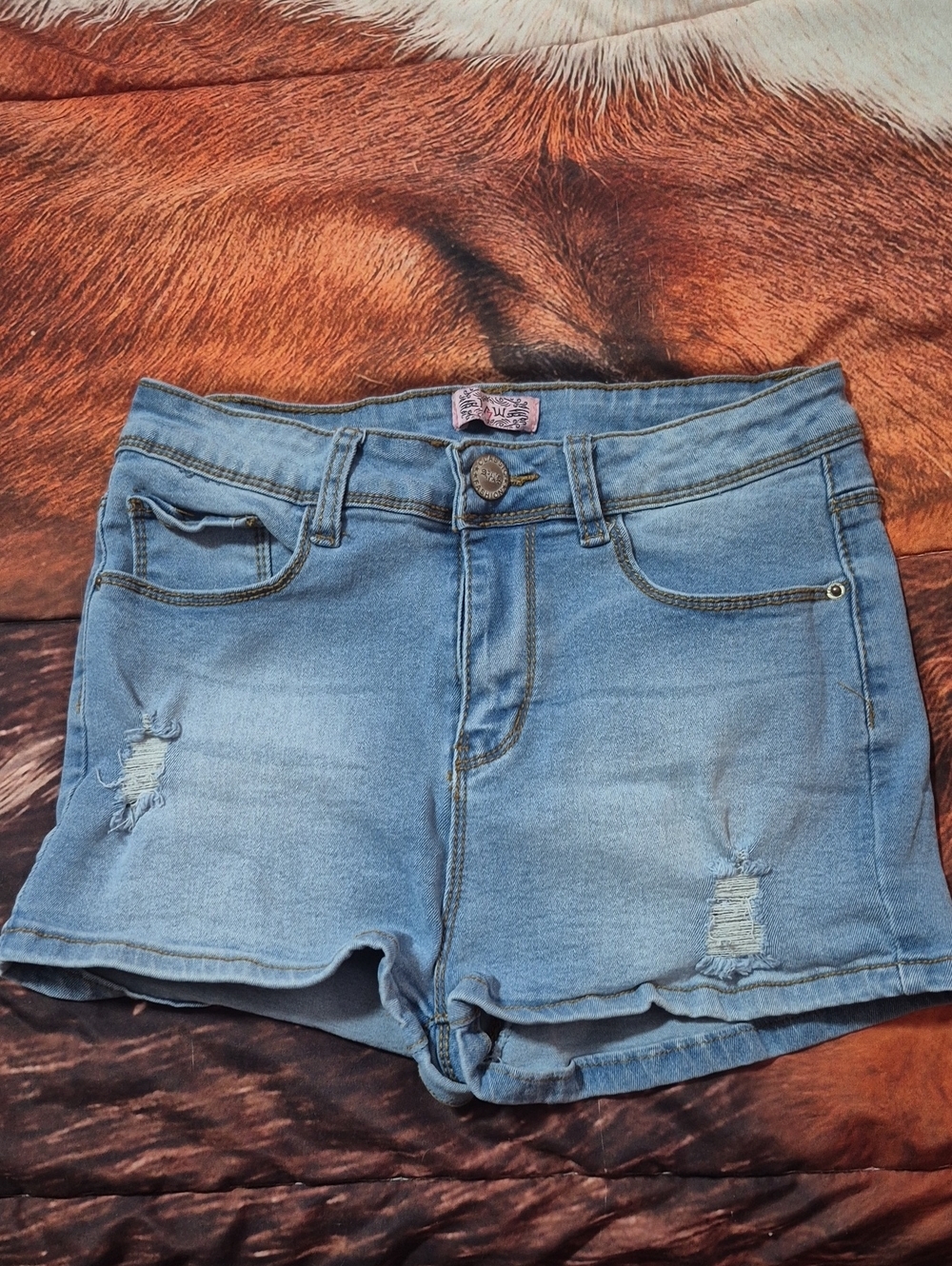 RAW, Blue Denim Kids Shorts. SIZE 7